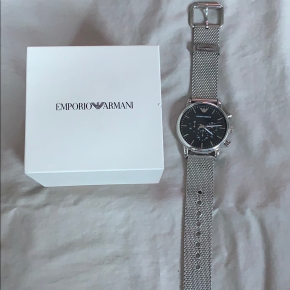 Emporio Armani Silver Watch - Picture 2 of 4